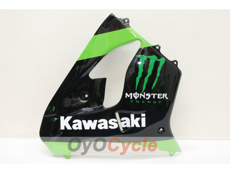 Fairing kit for 00-01 NINJA ZX-9R - Green, Black - Monster #OYO87903029