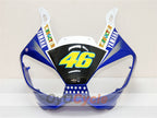 Injection Fairing kit for 98-02 YZF-R6 - Blue, White - FIAT, MOTUL #OYO87900984