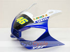 Injection Fairing kit for 98-02 YZF-R6 - Blue, White - FIAT, MOTUL #OYO87900984