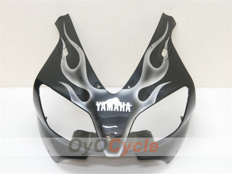 Injection Fairing kit for 98-99 YZF-R1 - Black, Silver - Flame #OYO87900739