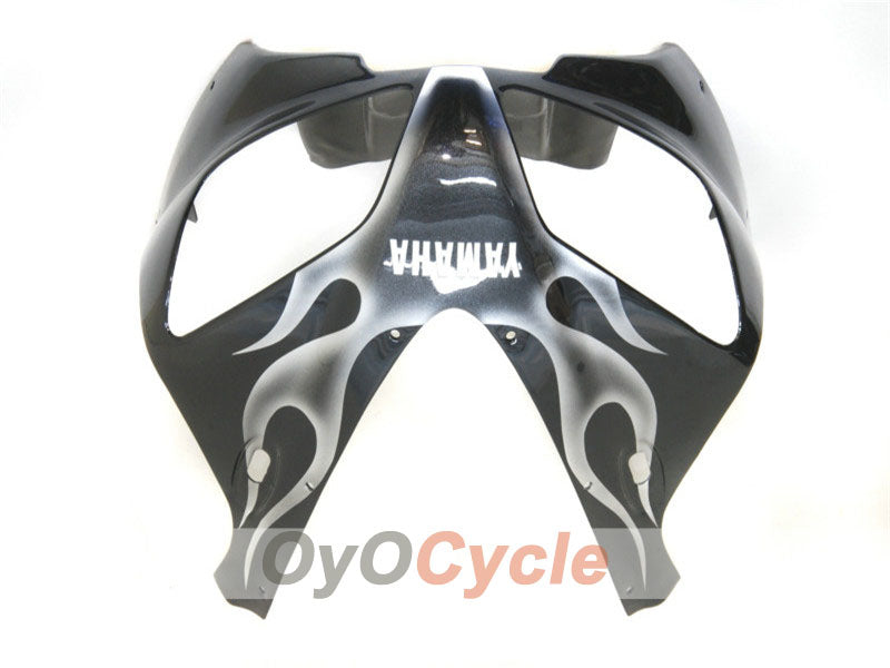 Injection Fairing kit for 98-99 YZF-R1 - Black, Silver - Flame #OYO87900739
