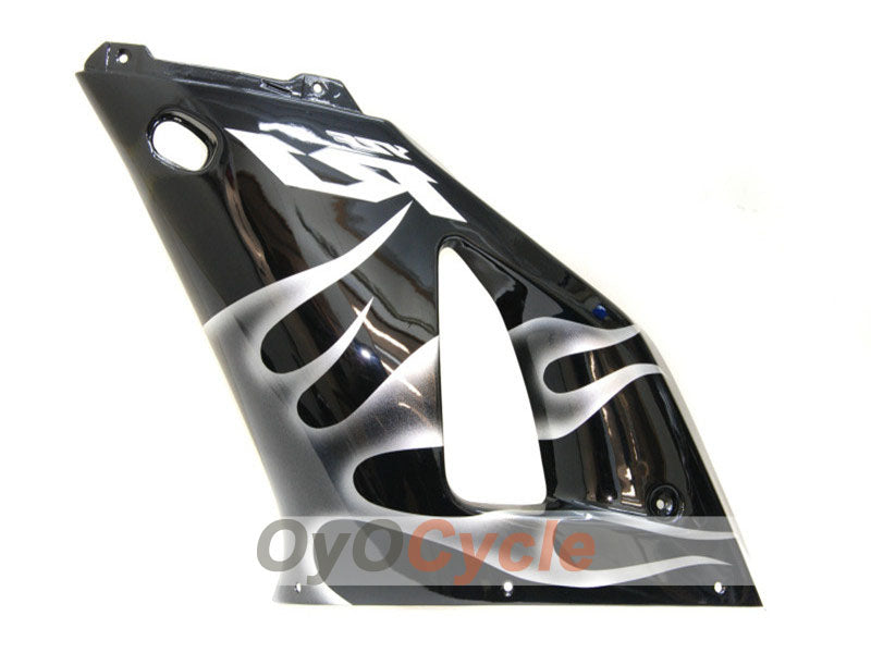 Injection Fairing kit for 98-99 YZF-R1 - Black, Silver - Flame #OYO87900739