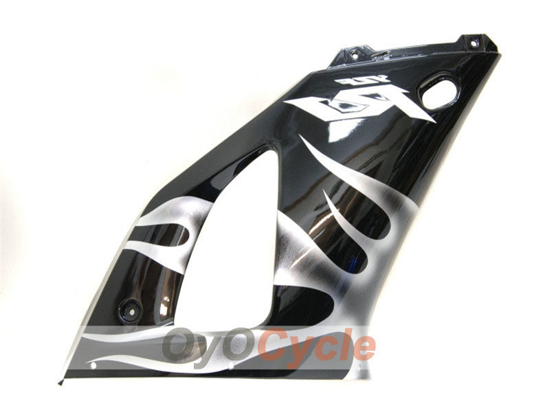 Injection Fairing kit for 98-99 YZF-R1 - Black, Silver - Flame #OYO87900739