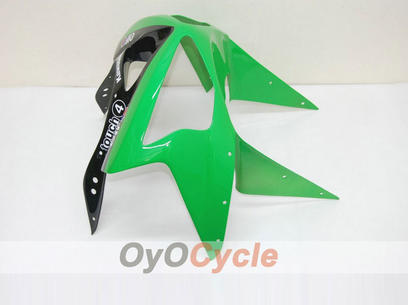 Injection Fairing kit for 03-04 NINJA ZX-6R - Green, Black - Monster #OYO87901807