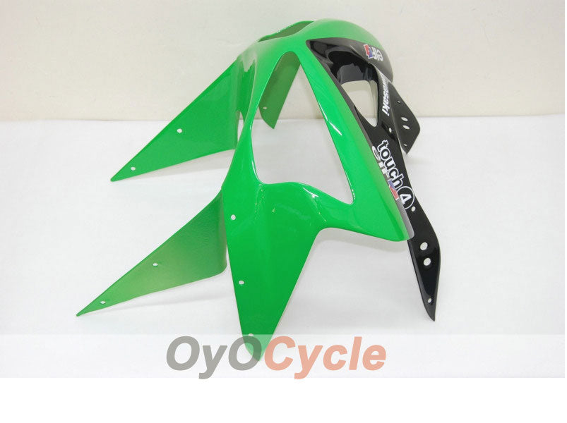 Injection Fairing kit for 03-04 NINJA ZX-6R - Green, Black - Monster #OYO87901807