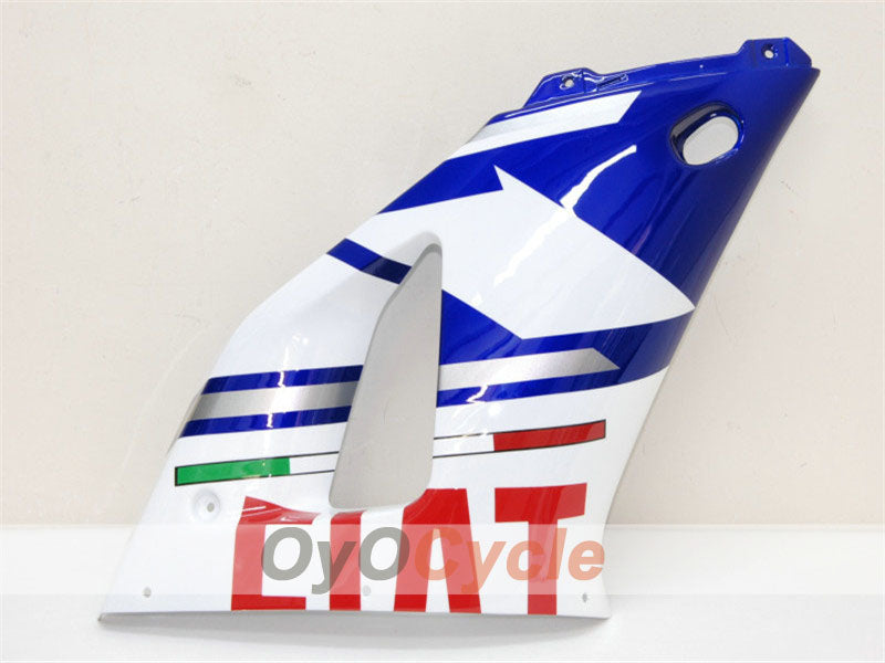 Injection Fairing kit for 00-01 YZF-R1 - Blue, White - FIAT, MOTUL #OYO87900761