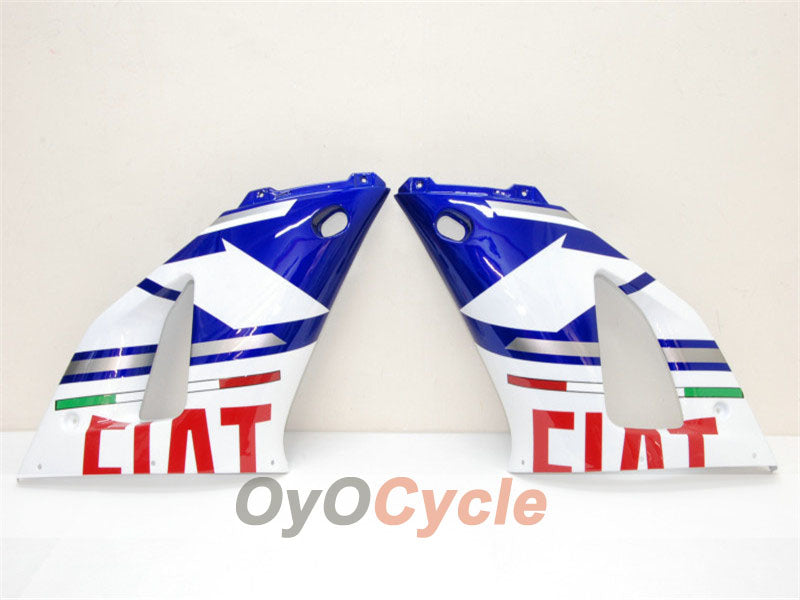Injection Fairing kit for 00-01 YZF-R1 - Blue, White - FIAT, MOTUL #OYO87900761 Secondary image