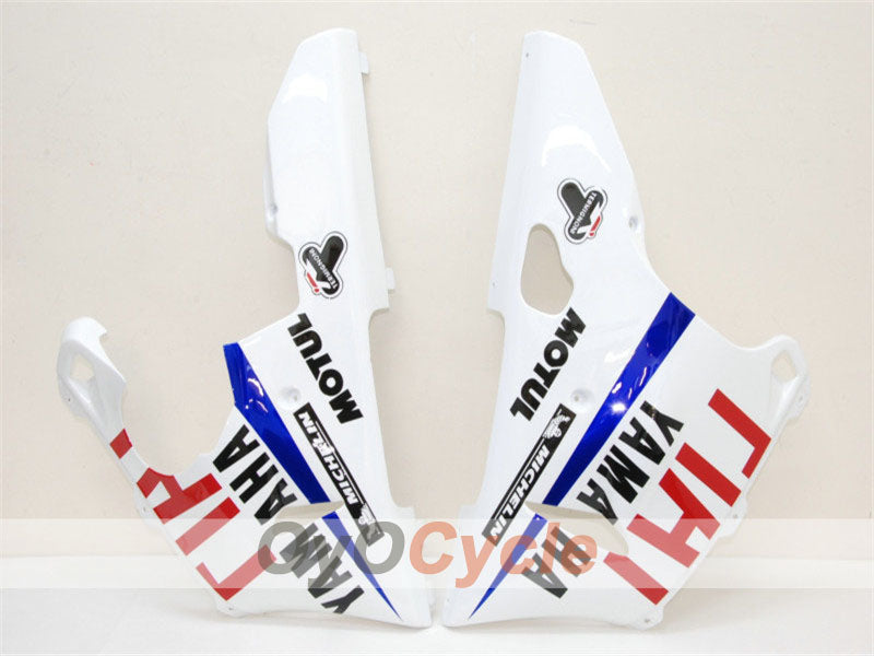 Injection Fairing kit for 00-01 YZF-R1 - Blue, White - FIAT, MOTUL #OYO87900761