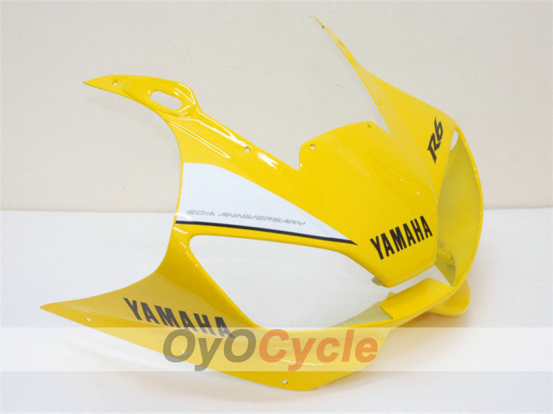 Injection Fairing kit for 98-02 YZF-R6 - Yellow, White - Factory Style #OYO87900997
