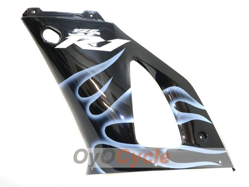Injection Fairing kit for 00-01 YZF-R1 - White, Black - Flame #OYO87900764