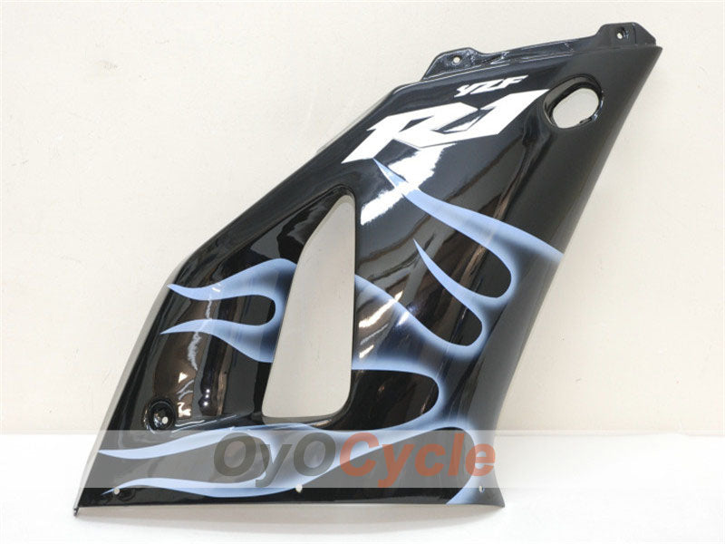 Injection Fairing kit for 00-01 YZF-R1 - White, Black - Flame #OYO87900764