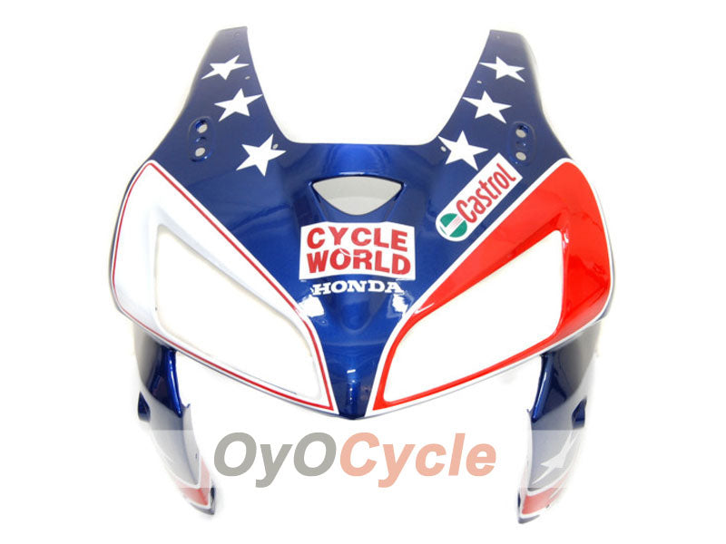 Injection Fairing kit for 05-06 CBR600RR - Red, Blue - Castrol #OYO87900208