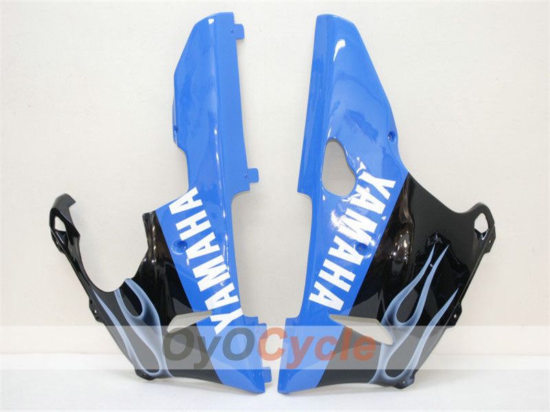 Injection Fairing kit for 00-01 YZF-R1 - White, Black - Flame #OYO87900764