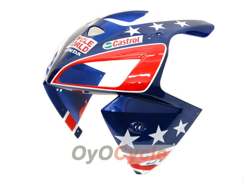 Injection Fairing kit for 05-06 CBR600RR - Red, Blue - Castrol #OYO87900208