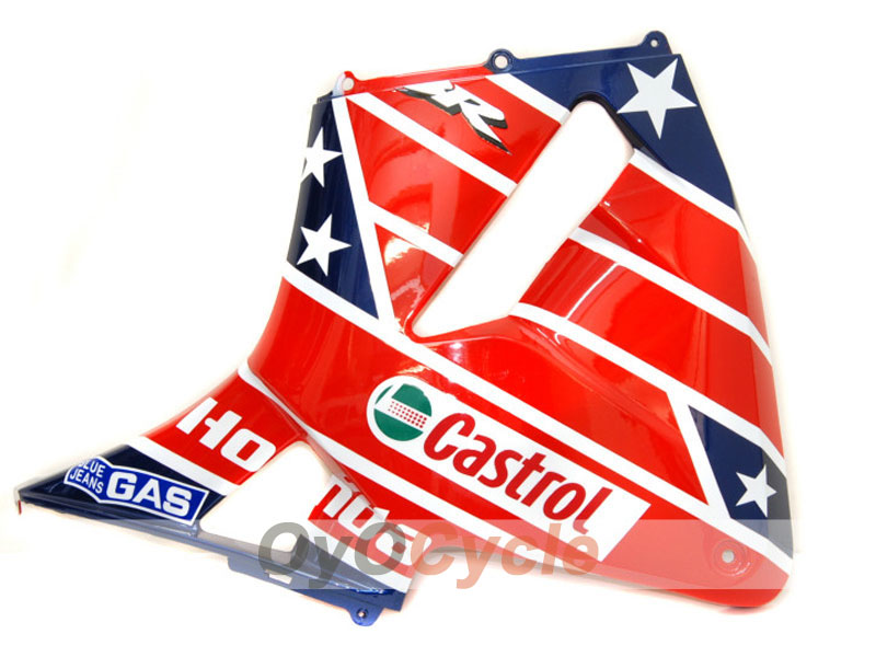 Injection Fairing kit for 05-06 CBR600RR - Red, Blue - Castrol #OYO87900208