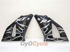 Injection Fairing kit for 00-01 YZF-R1 - White, Black - Flame #OYO87900763