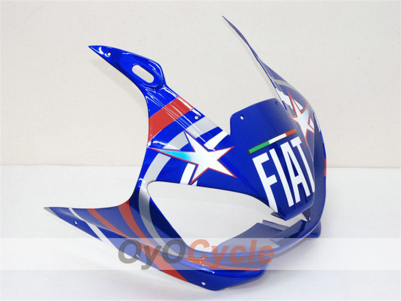 Injection Fairing kit for 98-02 YZF-R6 - Blue, White - FIAT, MOTUL #OYO87900985