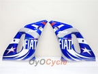 Injection Fairing kit for 98-02 YZF-R6 - Blue, White - FIAT, MOTUL #OYO87900985