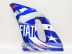 Injection Fairing kit for 98-02 YZF-R6 - Blue, White - FIAT, MOTUL #OYO87900985