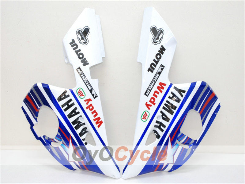 Injection Fairing kit for 98-02 YZF-R6 - Blue, White - FIAT, MOTUL #OYO87900985