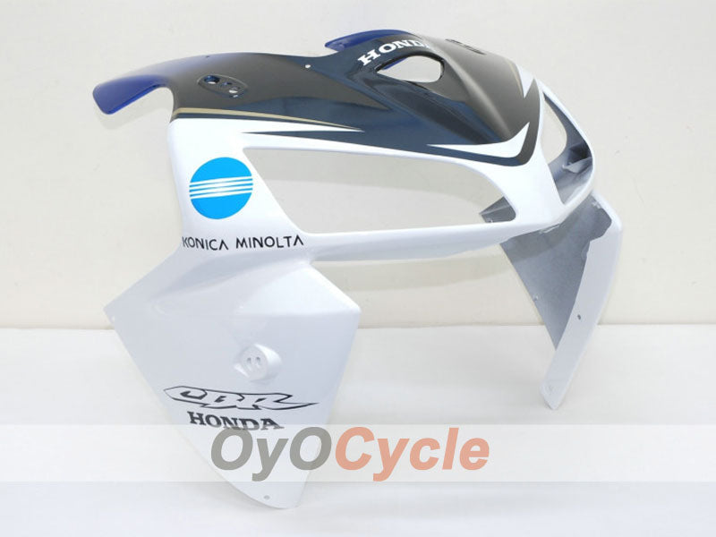 Injection Fairing kit for 05-06 CBR600RR - White, Black - Konica Minolta, MICHELIN #OYO87900254