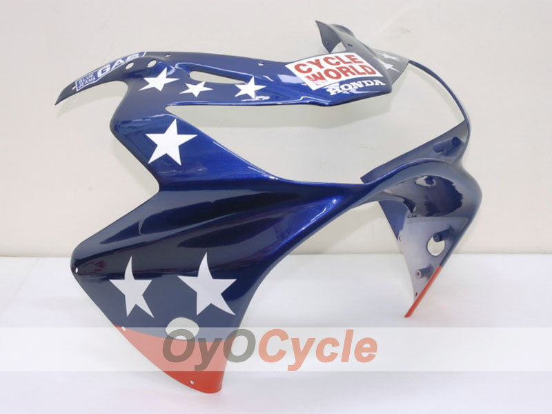 Injection Fairing kit for 00-01 CBR900RR 929 - Red, Blue - Castrol #OYO87902694