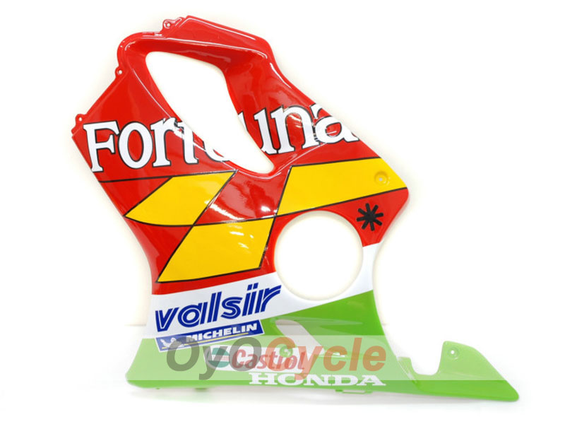 Injection Fairing kit for 99-00 CBR600F4 - Red, Yellow - Castrol #OYO87900112