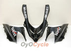 Injection Fairing kit for 04-05 NINJA ZX-10R - White, Black - West #OYO87901550