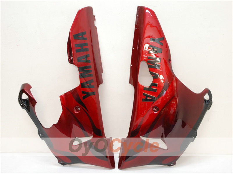 Injection Fairing kit for 00-01 YZF-R1 - Red, Black - Flame #OYO87900767
