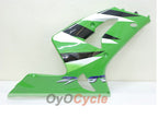 Injection Fairing kit for 03-04 NINJA ZX-6R - Green, White - Factory Style #OYO87901761