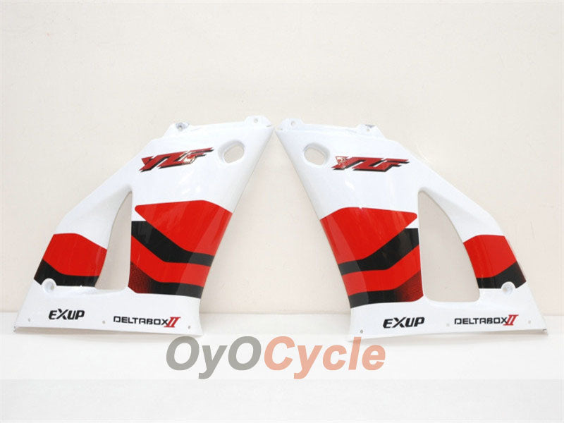 Injection Fairing kit for 98-99 YZF-R1 - Red, White - Factory Style #OYO87900744