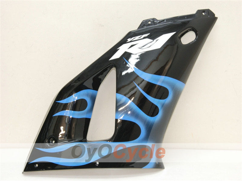 Injection Fairing kit for 00-01 YZF-R1 - Blue, Black - Flame #OYO87900765
