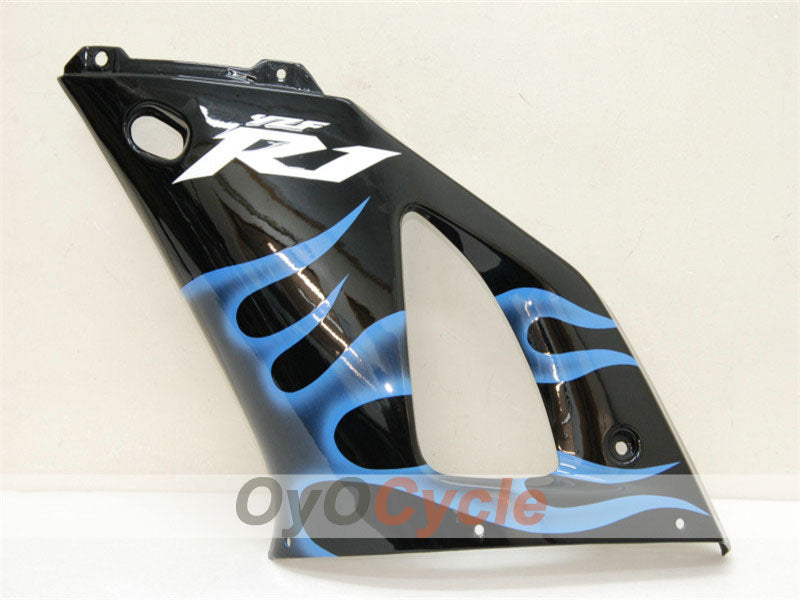 Injection Fairing kit for 00-01 YZF-R1 - Blue, Black - Flame #OYO87900765