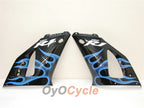 Injection Fairing kit for 00-01 YZF-R1 - Blue, Black - Flame #OYO87900765
