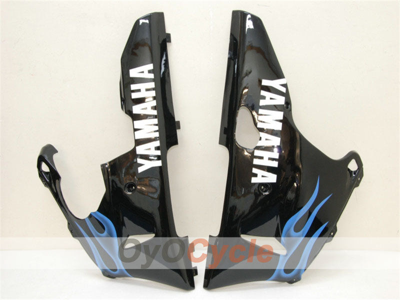 Injection Fairing kit for 00-01 YZF-R1 - Blue, Black - Flame #OYO87900765