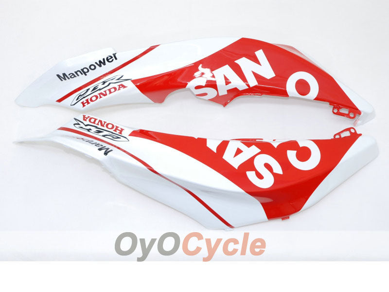 Injection Fairing kit for 07-08 CBR600RR - Red, White - San Carlo #OYO87900435 Secondary image