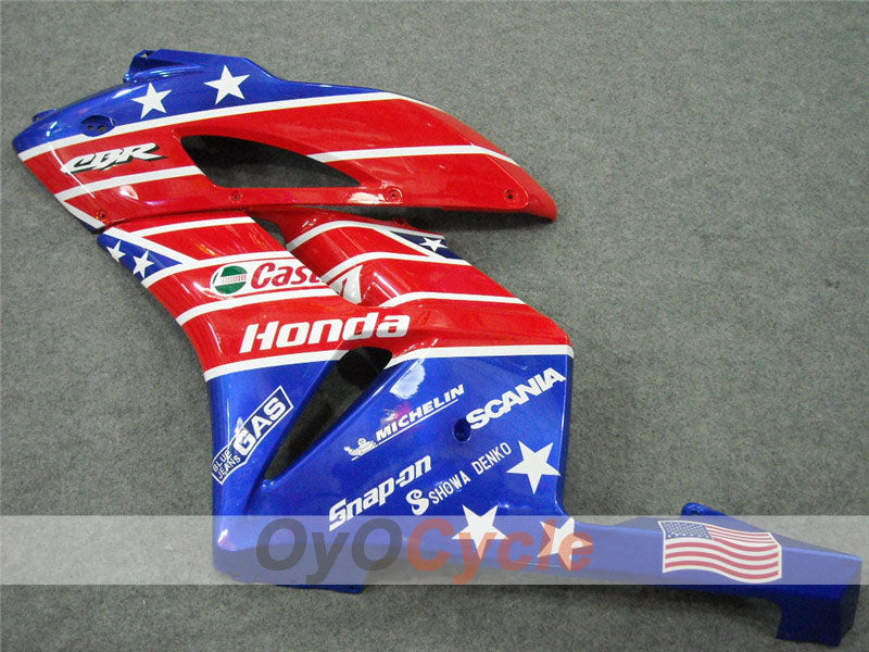 Injection Fairing kit for 04-05 CBR1000RR - Red, Blue - Castrol #OYO87900551