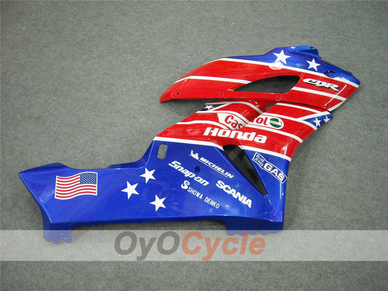 Injection Fairing kit for 04-05 CBR1000RR - Red, Blue - Castrol #OYO87900551