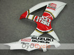 Injection Fairing kit for 08-10 GSX R750 - Red, White - Lucky Strike #OYO87901451