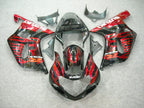 Injection Fairing kit for 00-03 GSX R750 - Red, Black - Flame #OYO87901040