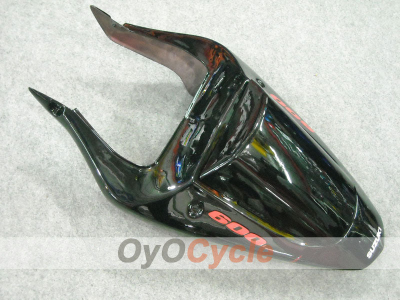 Injection Fairing kit for 01-03 GSX R600 - Red, Black - Flame #OYO87901041