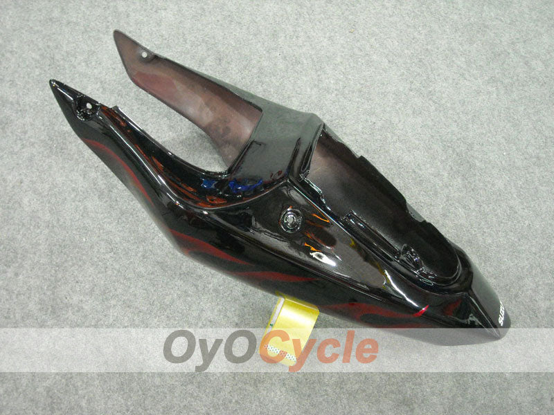 Injection Fairing kit for 00-03 GSX R750 - Red, Black - Flame #OYO87901040