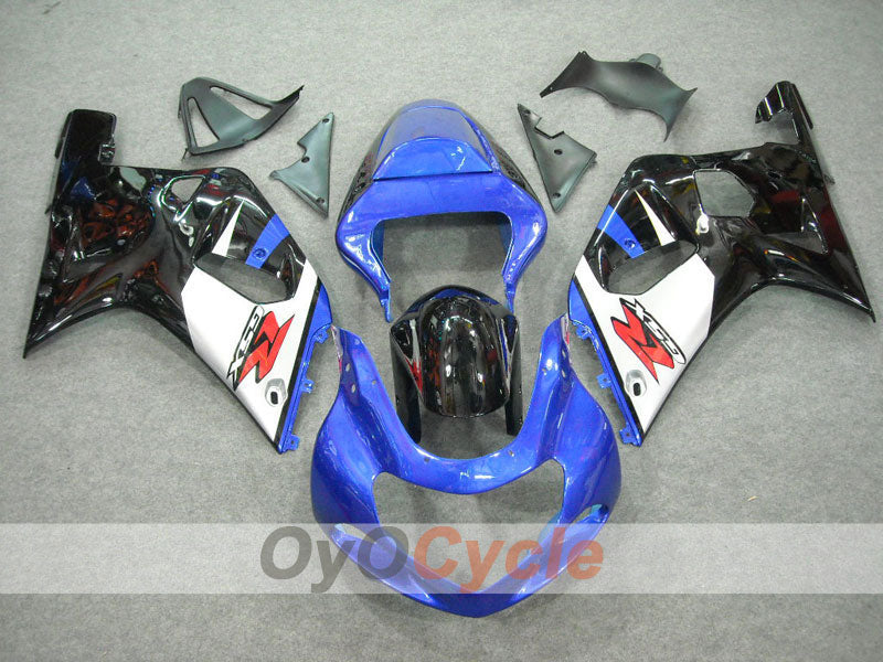 Injection Fairing kit for 01-03 GSX R600 - Blue, Black - Factory Style #OYO87901078