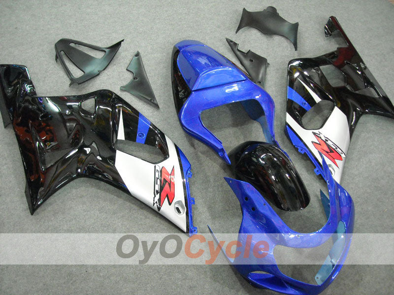 Injection Fairing kit for 01-03 GSX R600 - Blue, Black - Factory Style #OYO87901078