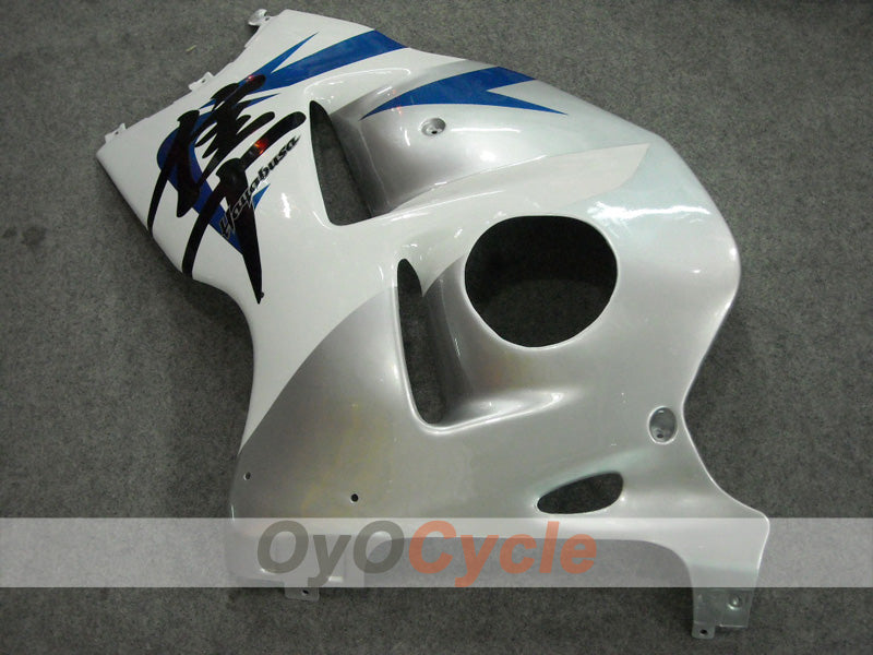 Injection Fairing kit for 99-07 GSXR1300 Hayabusa - White, Silver - Factory Style #OYO87902881