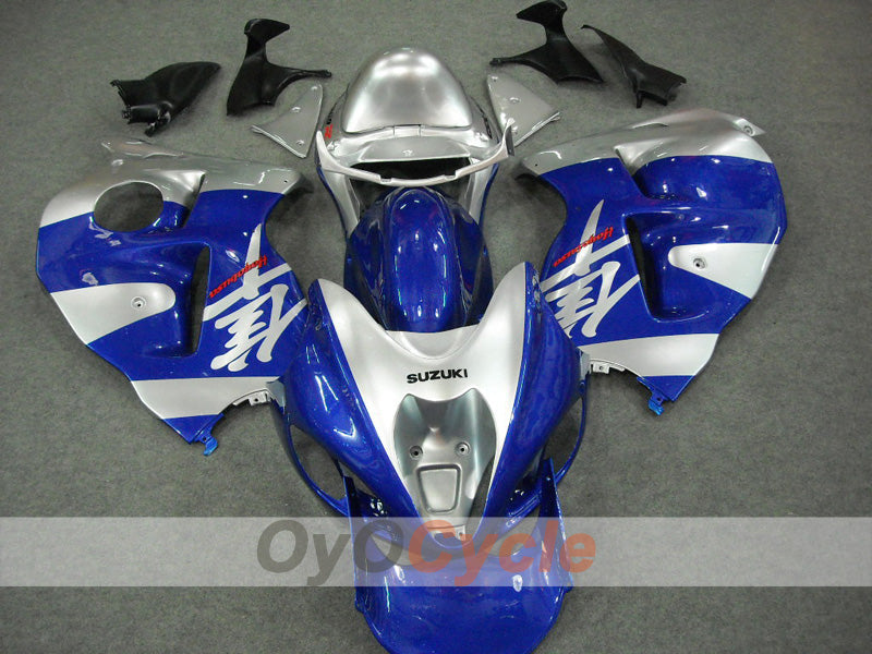 Injection Fairing kit for 99-07 GSXR1300 Hayabusa - Blue, Silver - Factory Style #OYO87902884