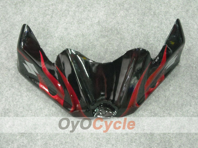 Injection Fairing kit for 08-10 GSX R600 - Red, Black - Flame #OYO87901626