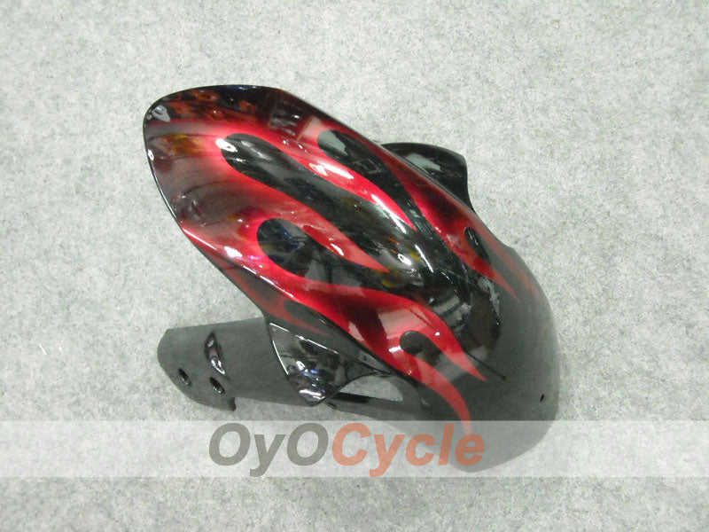 Injection Fairing kit for 08-10 GSX R600 - Red, Black - Flame #OYO87901626