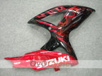 Injection Fairing kit for 08-10 GSX R600 - Red, Black - Flame #OYO87901626