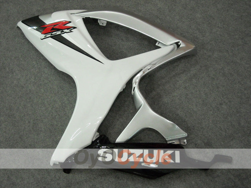 Injection Fairing kit for 06-07 GSX R600 - White, Silver - Factory Style #OYO87902877